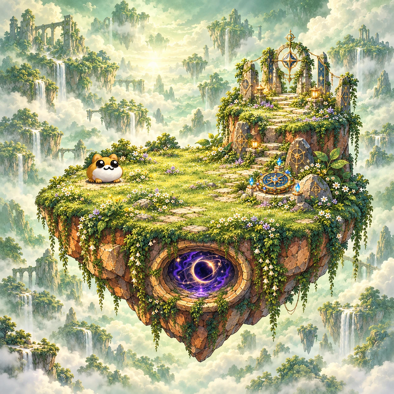 Imagined Lore Land study for deed #0885; creative interpretation, not official deed art