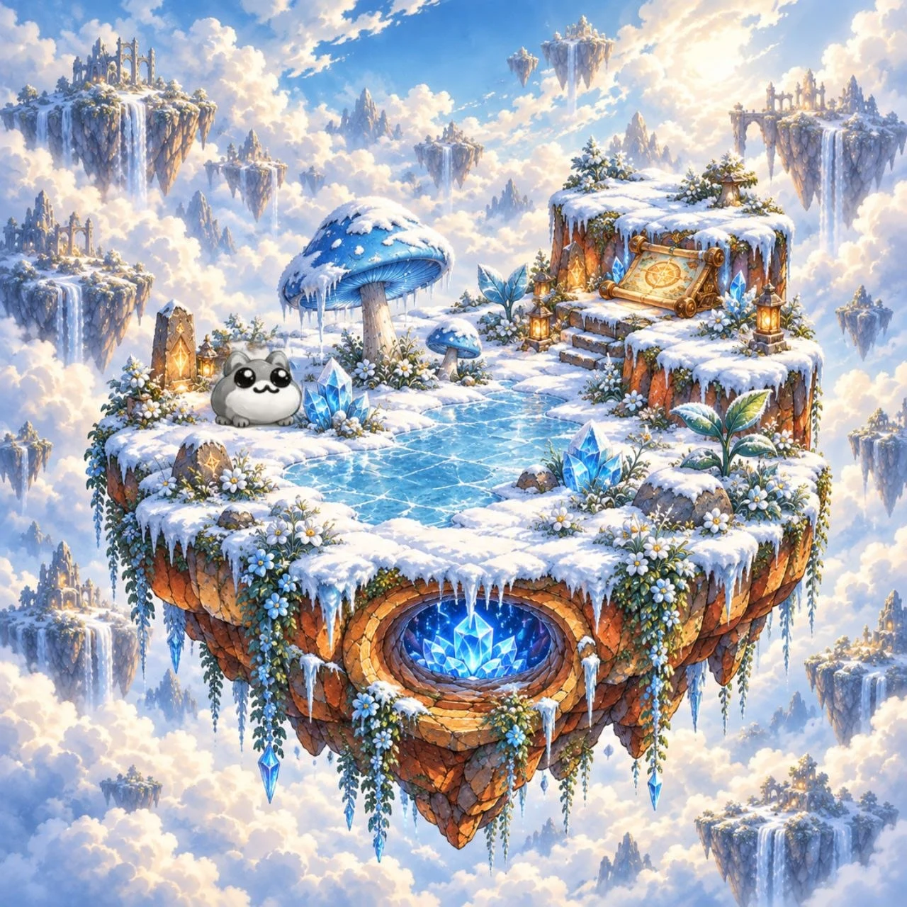 Imagined Lore Land study for deed #0887; creative interpretation, not official deed art