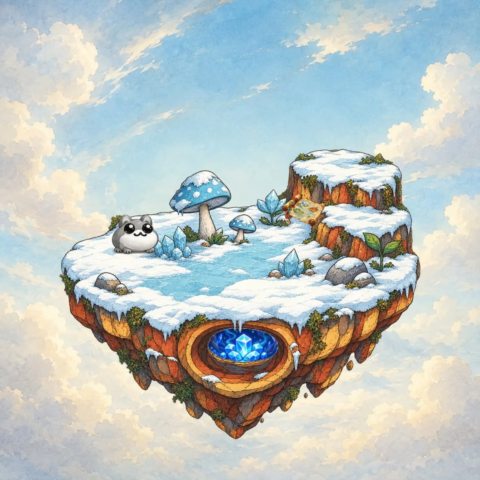 Saved original artwork for Lore Land deed #0887